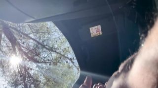 Sex_Associates - Public Dick Flash! A Naive Teen Caught Me Jerking Off in the Car on a Hiking Trail and Helped Me Out