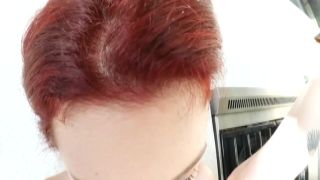 Tattooed redhead teen gets anal fucked